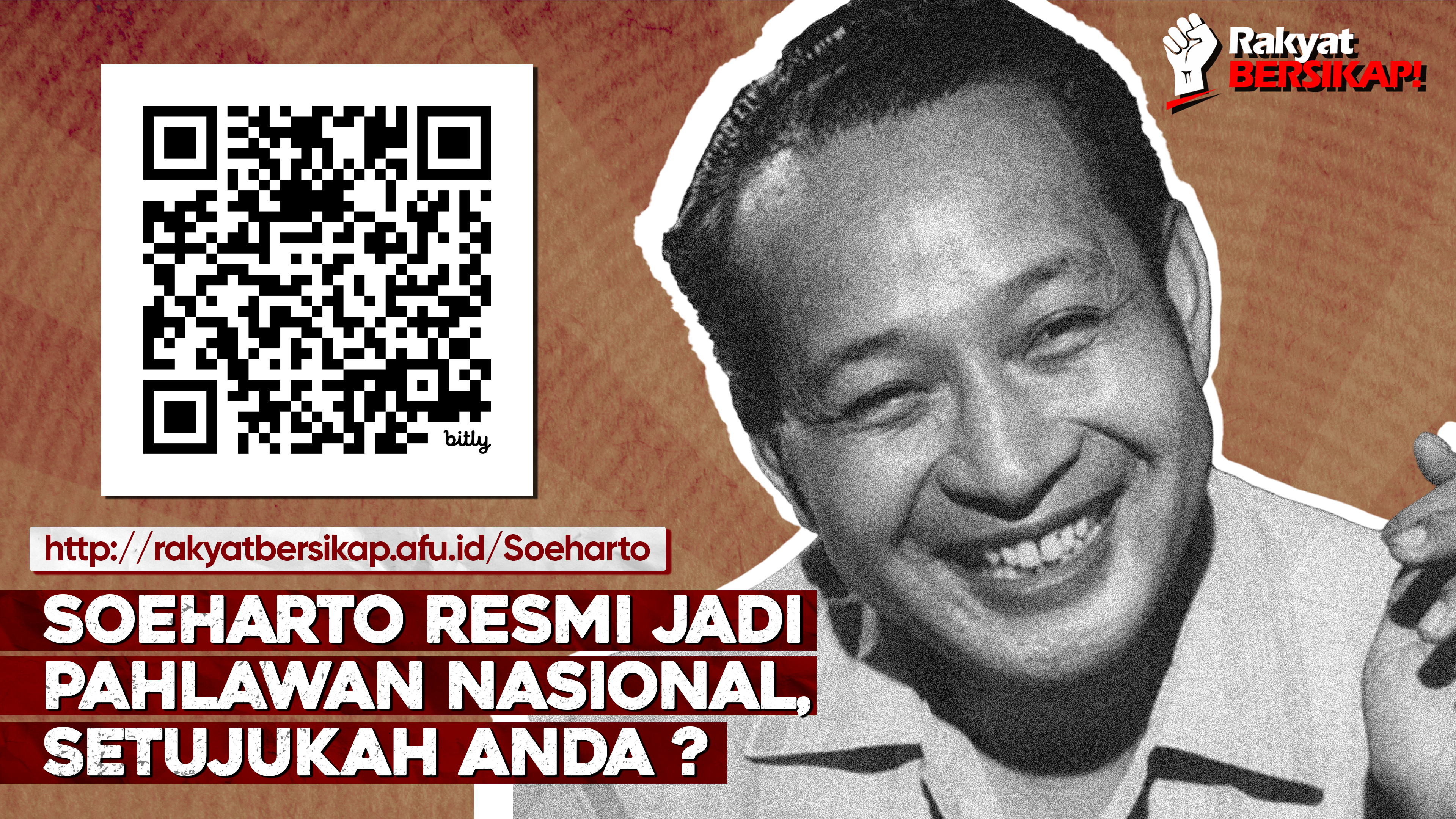 Soeharto resmi jadi pahlawan nasional, setujukah Anda?
